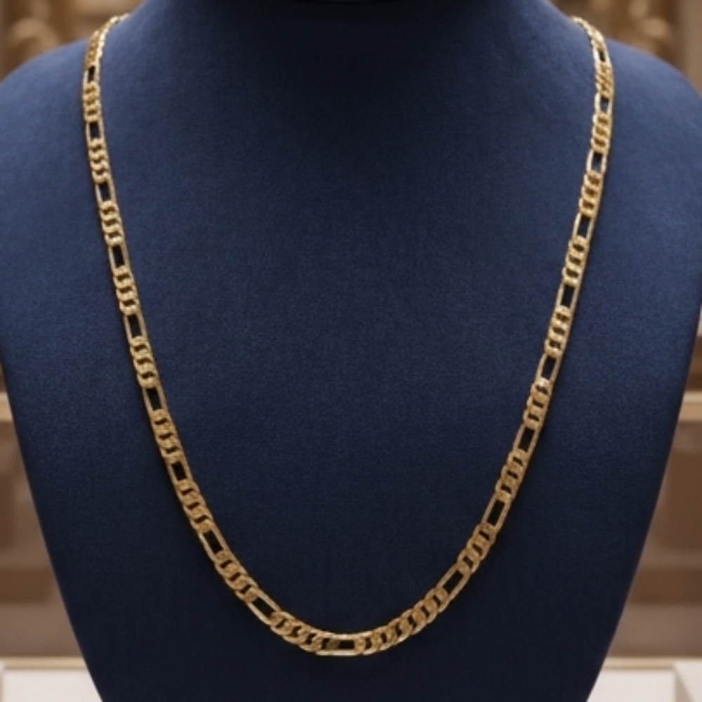 24" Italian Figaro Chain